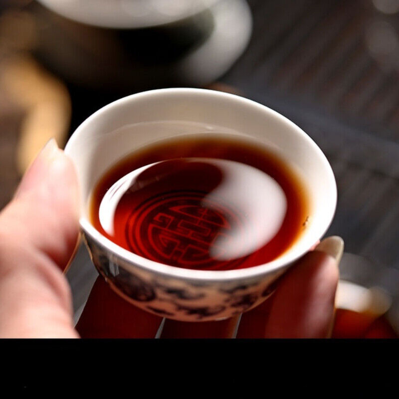 Ripe Pu Erh Black Tea Chinese Yunnan Pure Ruyi Qizi Pu'er Tea Cake 7 Cakes 2499g