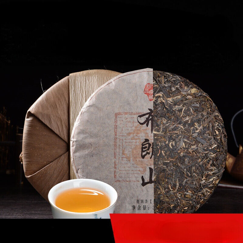 Organic Brown Mountain Big Tree Green Tea Lose Weight Pu-Erh Cha Tea Cake 357g Secondary image