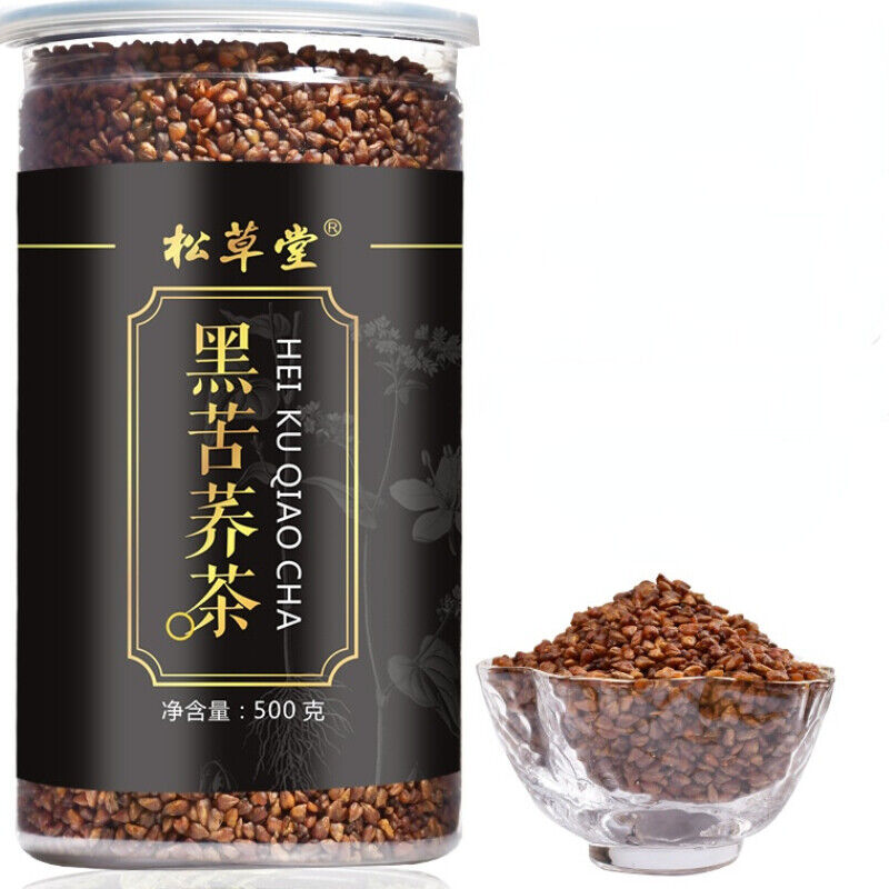 Healthy Premium Organic Herbal Tea Hei Ku Qiao Black Tartary Buckwheat Tea 500g
