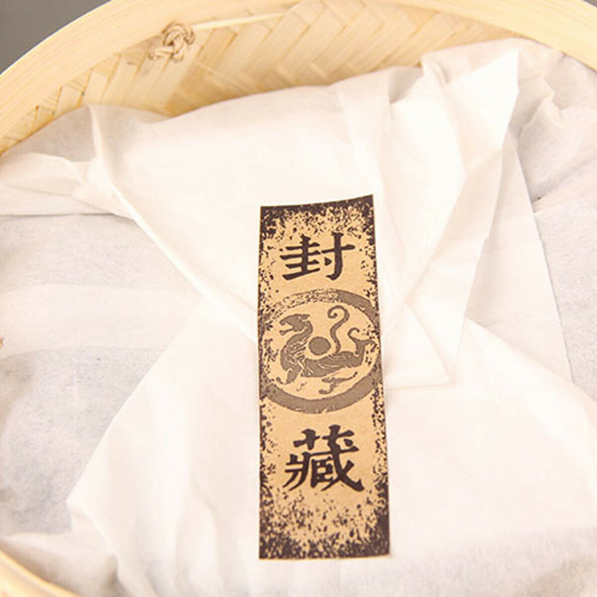 Ripe Puerh Tea Loose Tea Ancient Tree Bamboo Basket Packing Spring Puer Tea 800g