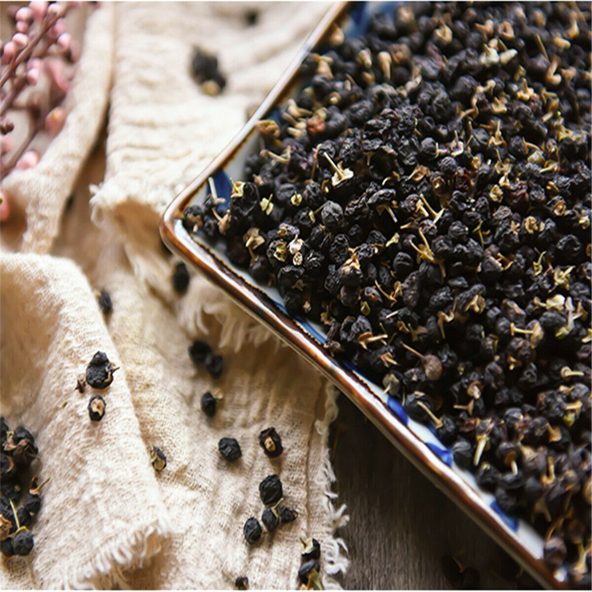 Wild Black Lycium Barbarum Chinese Specialty Herbal Tea Health Tea Scented Tea Secondary image