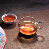 Ancient Tree Cha Pu Erh Tea 0432 Ba Jiao Ting Li Ming Puer Pu Er Tea Cake 357g