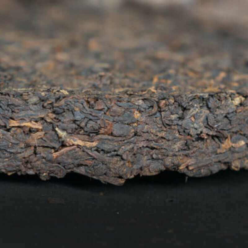 Ripe Pu-erh Tea Big Snow Shang Pin Golden Ribbon Yunnan Xiaguan Puer 357g