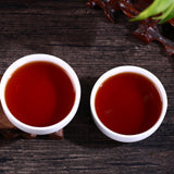 Pu erh Cooked Tea Yunnan Brown High Mountain Ecological Ripe Puer Tea Cake 200g