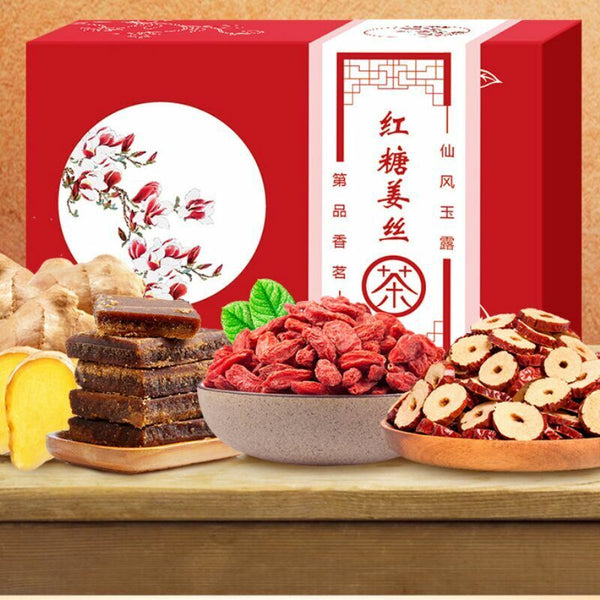 Women Health Care Natural Hongtangjiangsicha Brown Sugar Ginger Tea 12g*10 Bags