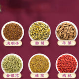 Organic Honeysuckle Burdock Root Chrysanthemum Wolfberry Cassia Flower Tea 120g
