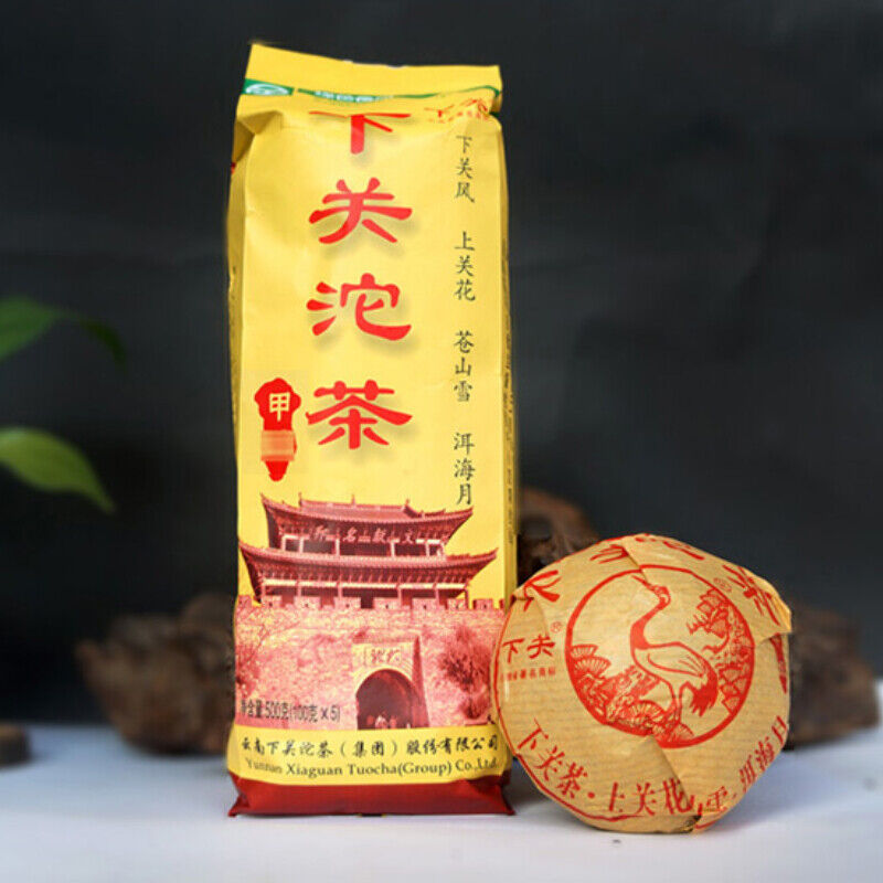 Xia Guan Raw Puer Yunnan Tuocha Aged Shen Pu Erh Tea Tuo Cha 100g Secondary image