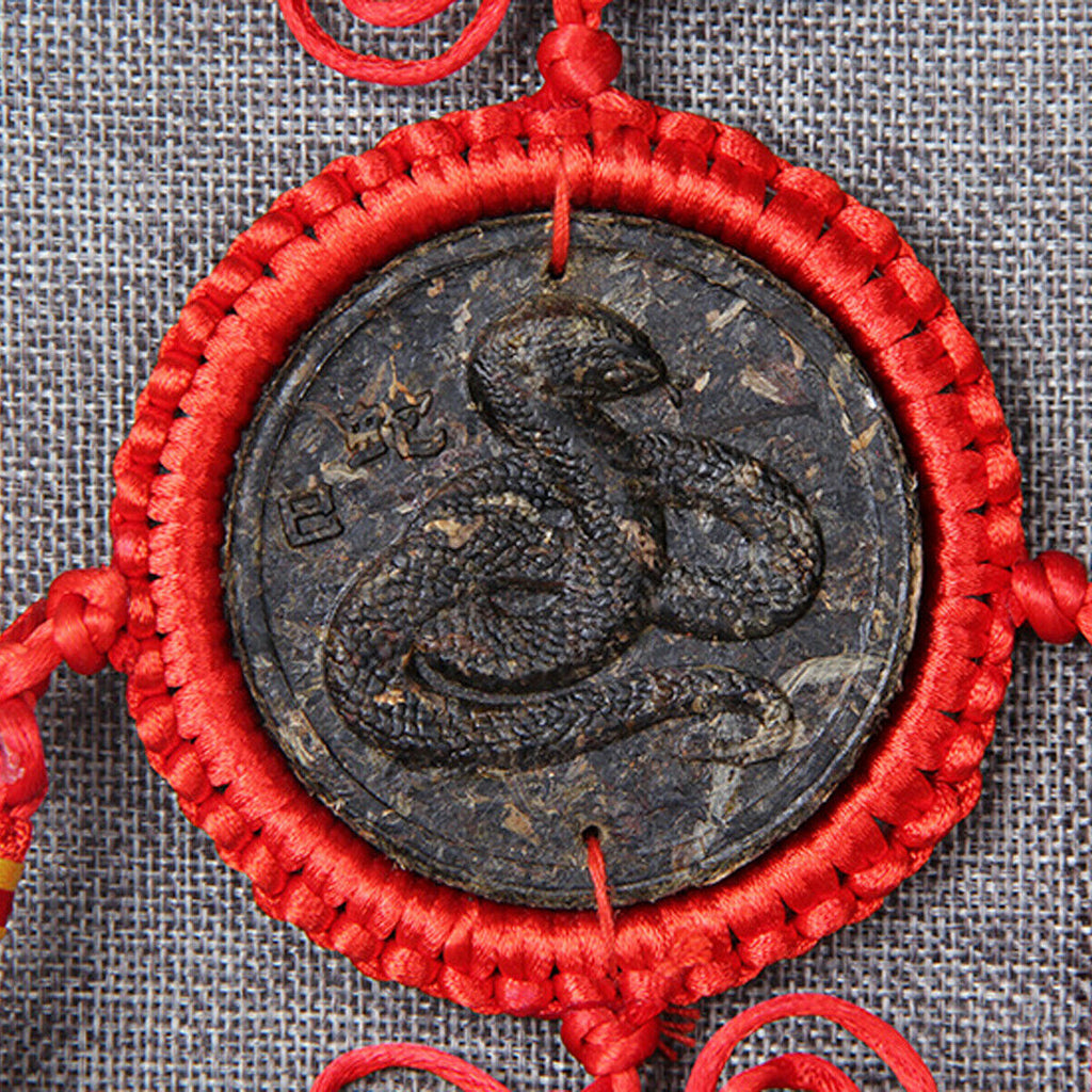 12 Pcs Ripe Puerh Tea Zodiac Craft Pendant Decorative Gifts Organic China Yunnan