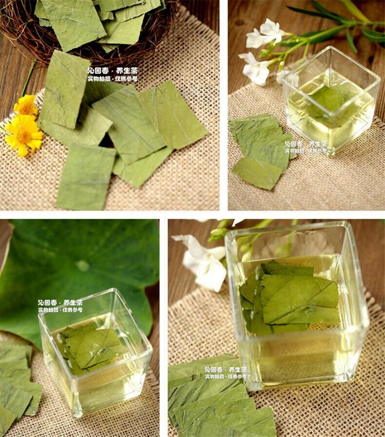 Organic Green Tea Health  Chinese Herbal Tea Ecology Lotus Leaf Tea 30g