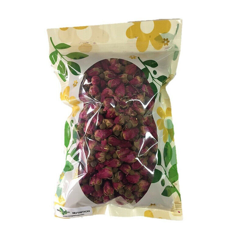 100% Natural Herbal Health Care Top Premium Dried Red Rose Buds (4 Oz. Bag) Main image