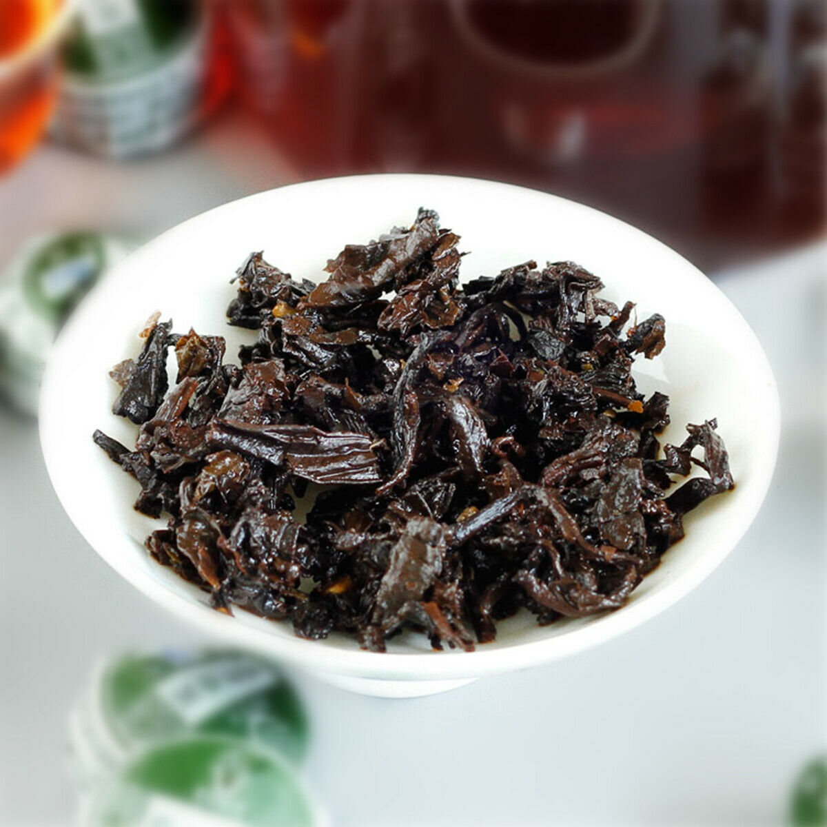 Yunnan Organic Pu-erh Cake Pu er Tea Ripe Puer Lotus Leaf Black Tea Chinese Tea