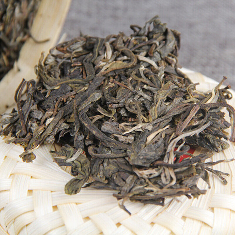 Top Ancient Tree Cha Pu'er Tea Cake Gift Tea Bamboo Basket Pu-erh Green Tea 500g Main image