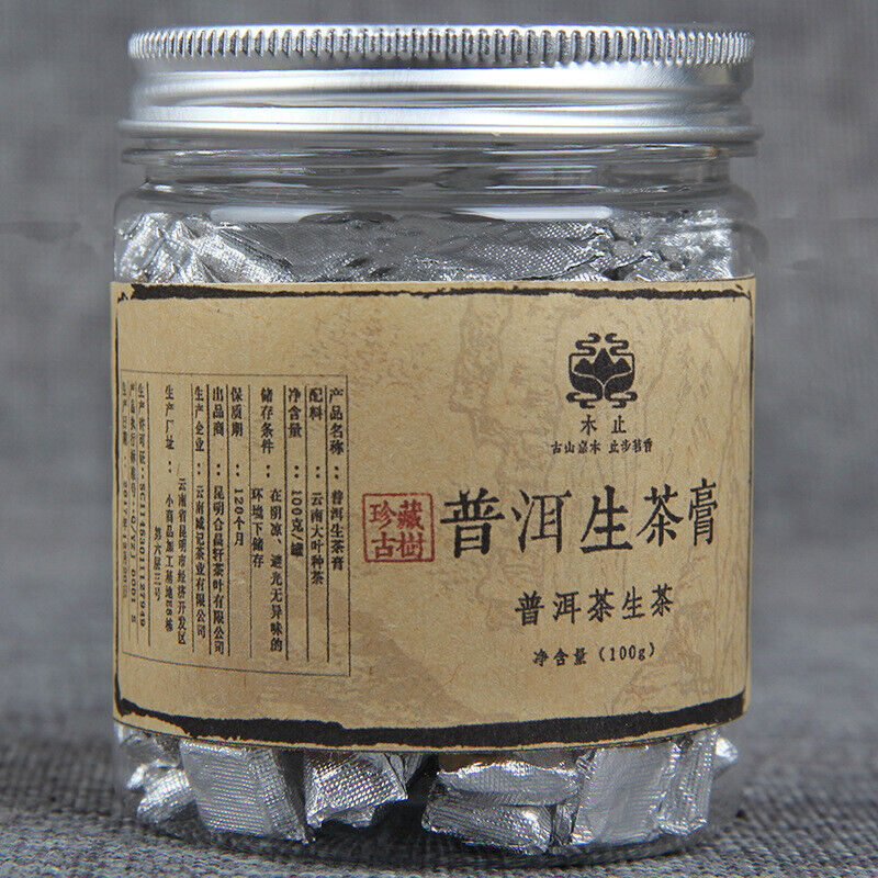 Original Health Care Canned Cha Pu'er Tea Cream Yunnan Pu-erh Green Tea 100g