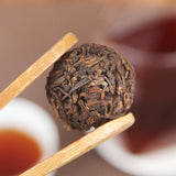 Small Grain Tea Ancient Tree Longzhu Tuocha Bulk Bingdao Cooked Pu'er Tea 500g