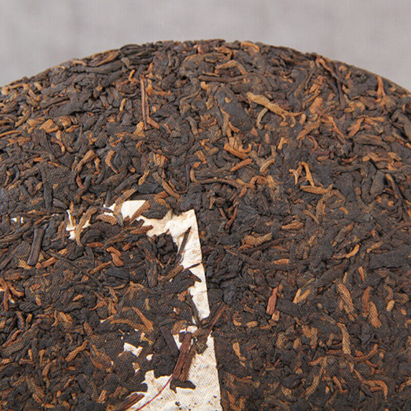 Chinese Cooked Pu-erh Gift Tea Black Tea Menghai Big Tree Pu'er Tea Cake 380g Main image