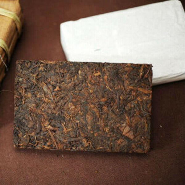 PU'ER Tea Lao Man E Pu-erh Tea Brick Ripe Puer Ancient Tree Pu'er Tea 500g