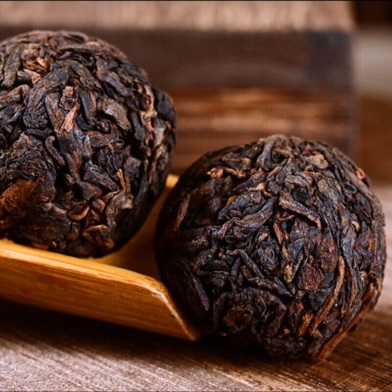 Premium Yunnan Big Tree Pu-Erh Tea Canned Box Pu'er Dragon Ball Cooked Tea 250g