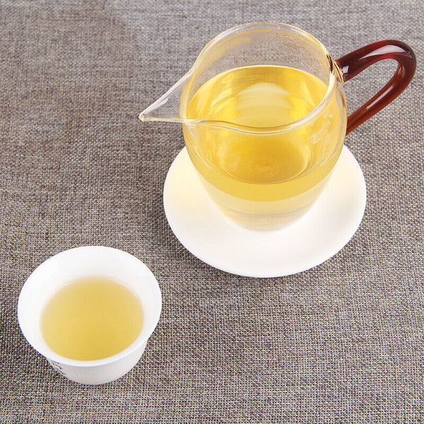 Top Ancient Tree Cha Pu'er Tea Cake Gift Tea Bamboo Basket Pu-erh Green Tea 500g