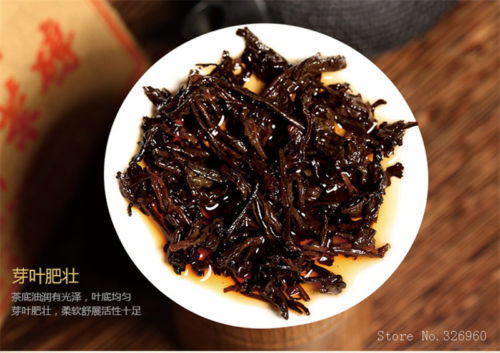 TemuTea 100g Pu'er Tea Brick Made In China Ripe Pu er Tea Older Puer Tea Ancestor Antique Tea
