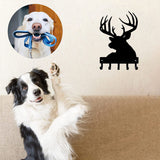 Buck Head Deer Key Rack Hanger - 6 inch Wide/9 inch Wide Metal Wall Art