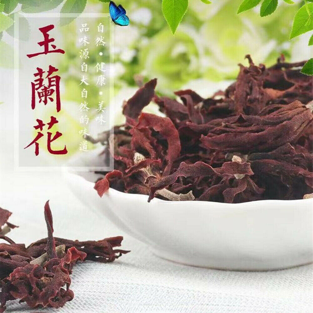 白玉兰花黄角兰 500g Magnolia Flower Yulan MICHLIA Herbal Tea Phlegm Cough Anti-allergy Main image
