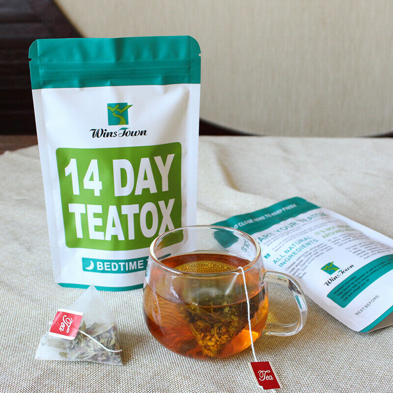 14 天天然排毒茶清肠减肥茶燃脂平肚子茶袋装14 DAY TEATOX Tian Ran Pai Du Cha Qing Chang Jian Fei Cha Secondary image