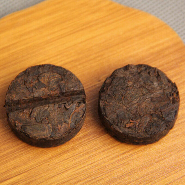 Shu Puerh Tea Chinese Puer Yunnan 'Jia' Word Mini Tuocha Made By Old Puer