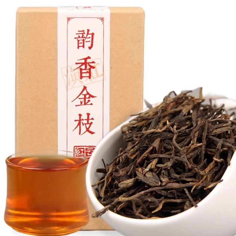 TemuTea 90g China Yunnan Dian Hong Tea  Black Tea Red Box Gifts Tea Spring Feng Qing Fragrant