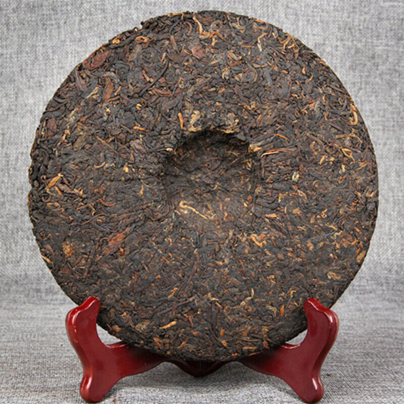 Puwen YUNYA Puer Ripe Classical Pu-erh "Phoenx" Feng Bing Puerh Tea Cake 400g Main image