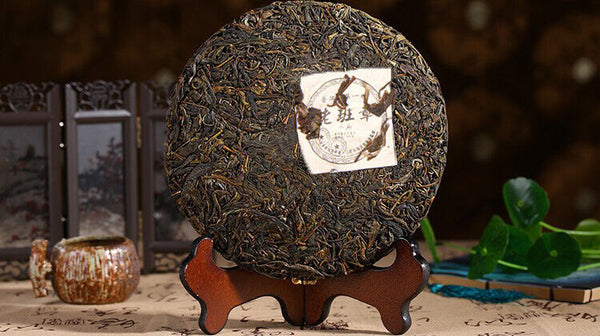 Pu-erh Tea Cake Green Tea Yunnan Menghai Puer Top Chinese Sheng Tea Cha 357g