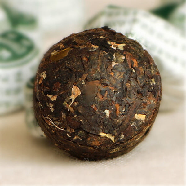 Yunnan Pu-erh Tuo Black Tea Puer Tea Ripe Puer Lotus leaf Chinese HealthCake Tea