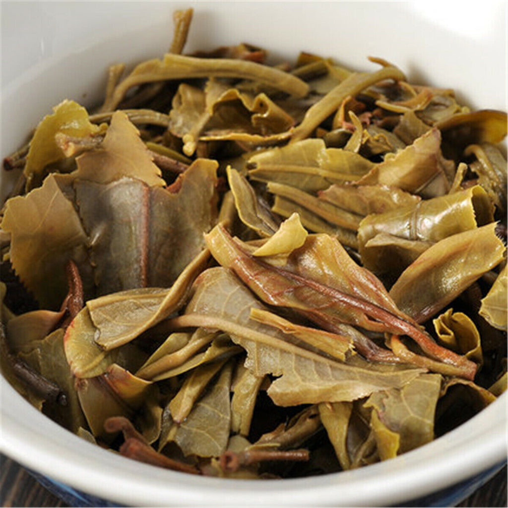 Cha Pu-Erh Tea Green Tea with Box Xiaguan Golden Silk TuoCha Puer Shen Puer 100g