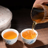 Organic Brown Mountain Big Tree Green Tea Lose Weight Pu-Erh Cha Tea Cake 357g
