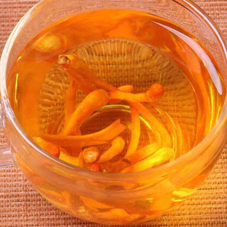 Chinese Cordyceps Flower Chong Cao Hua Anti-aging Lowering Blood Pressure 100g Main image