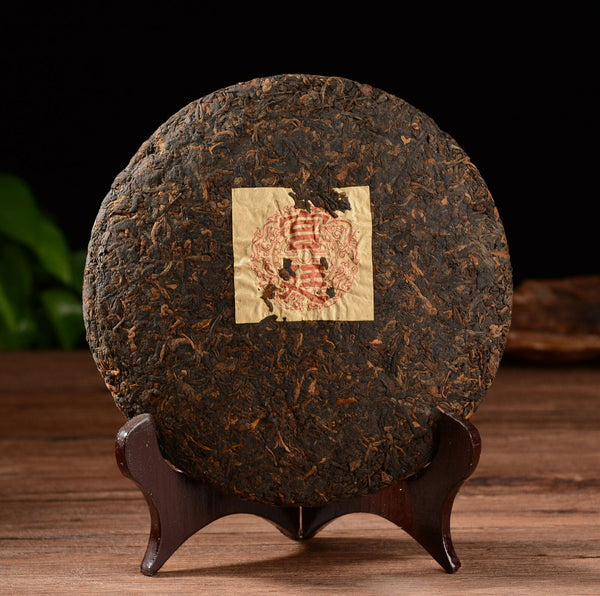 Premium Yunnan Ecological Pu'er Black Tea Palace Old Pu-Erh Cooked Tea Cake 357g