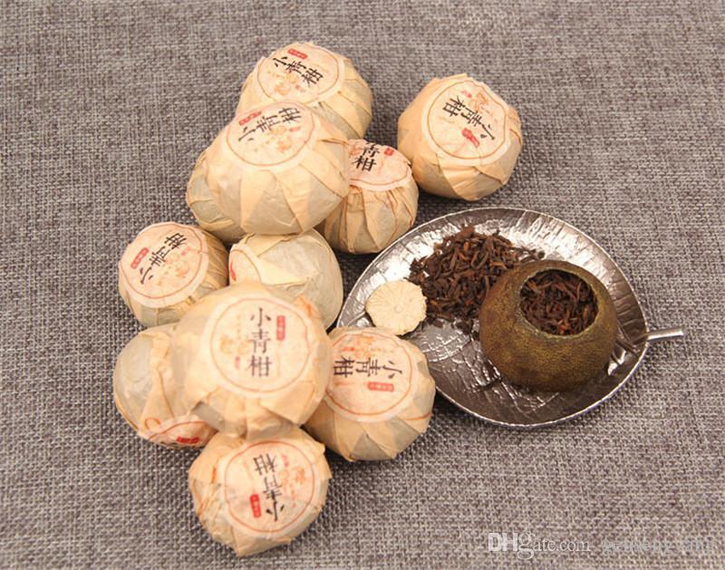 Small Green Mandarin Black Tea Healthy Drink Organic Tea Yunnan Pu Erh Tea 100g