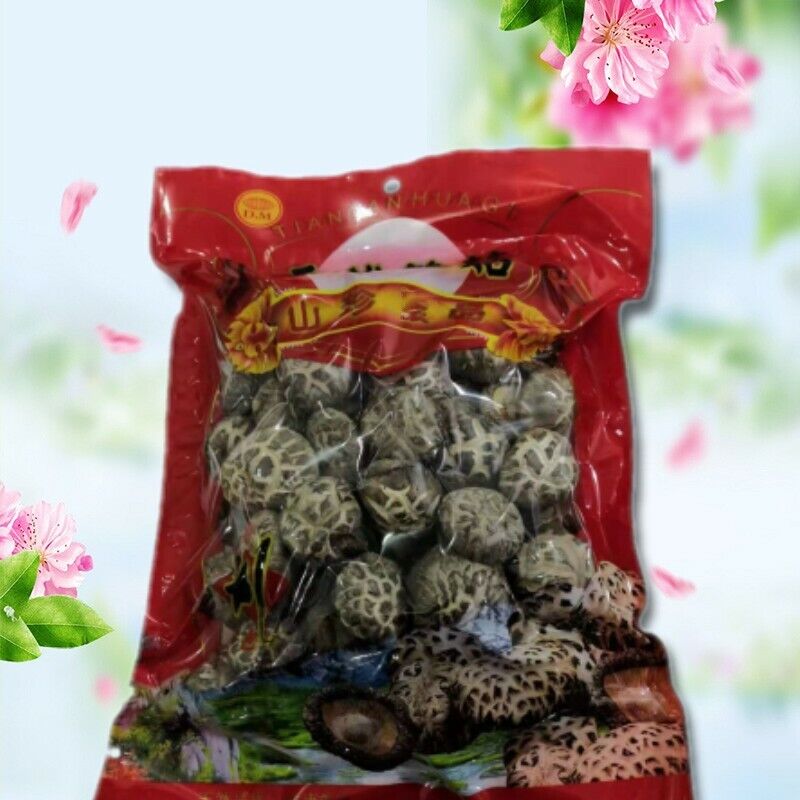 Premium Dried Tea Flower Mushroom Chinese Herbal Edible Fungi Bag Package 250g Secondary image