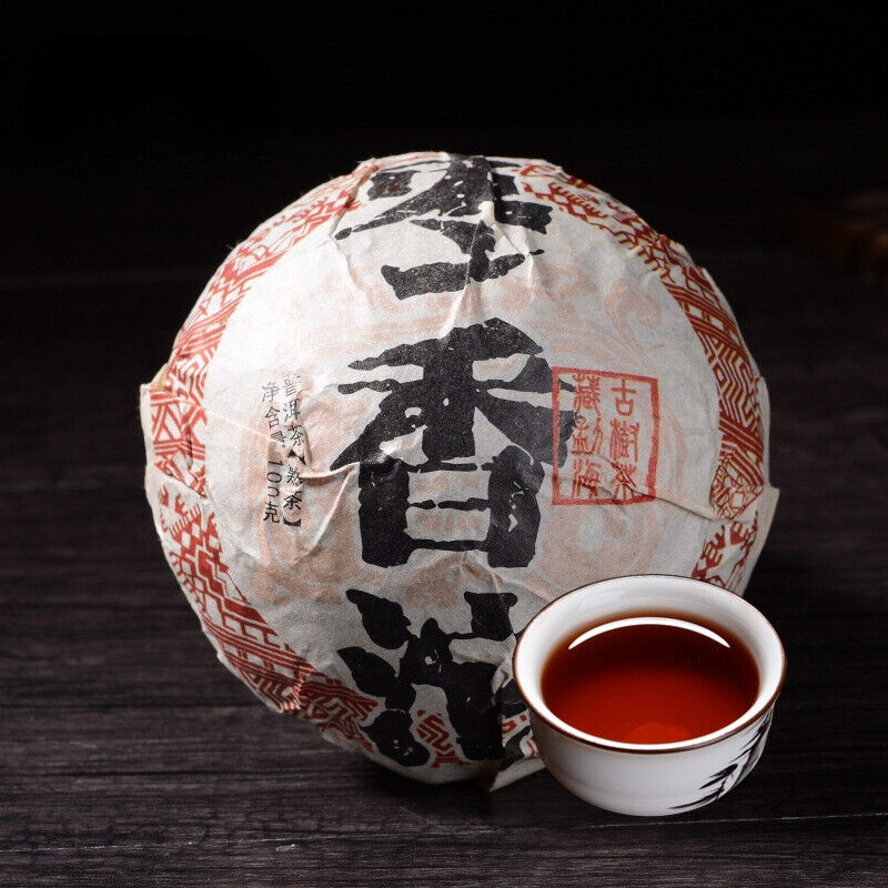 Bamboo Shell Pu-Erh Jujube Fragrant Tuocha Premium Cooked Pu'er Black Tea 500g