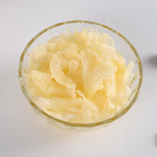Snow Fungus White Fungus Gutian Serpihan Kulat Putih Crushed Sue Bai Mu Er 250g