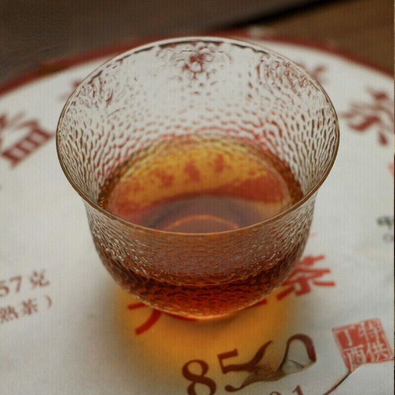8562 TAETEA Ripe Pu-erh Pressed Tea 1701 MengHai Dayi Ripe Puer Tea Cake 357g Main image