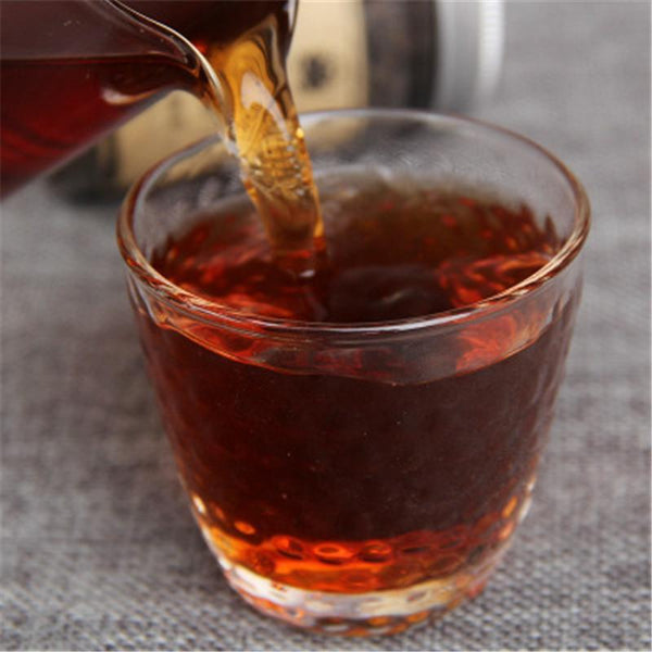 Small Canned Puer Ripe Tea Organic Black Tea Healthy Drink Yunnan Pu Erh Tea 80g