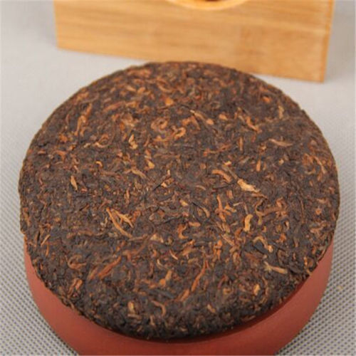 Ecology Green Shoots Golden Bud Pu-Erh Tea Cake 100gYunnan Cooked Puer Black Tea Main image