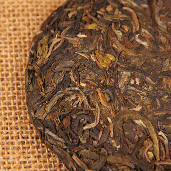 Mountain Rhyme Shen Puer Qizi Tea Cake  Yunnan China Raw Pu-erh Tea 100g