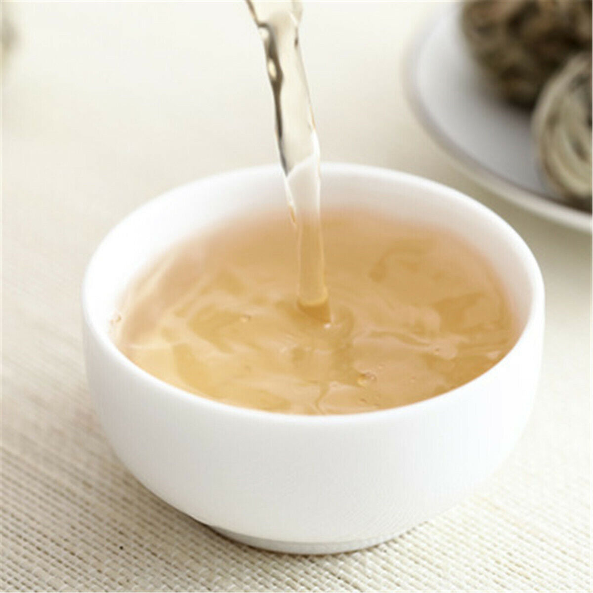 Shaped Handmade White Tea Bai Hao Yin Zhen Silver Needle Compressed Tea Ball Main image
