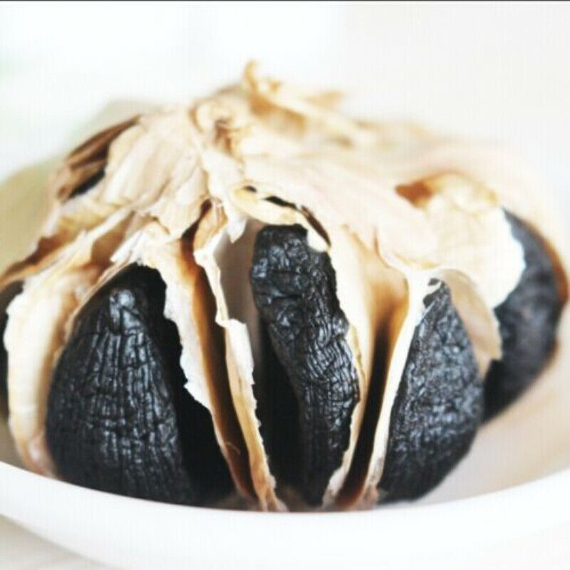 Regulate Blood Sugar Balance 12 Pcs Organic Fermented Black Garlic 120 Days 500g Main image