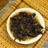 Hei Cha Golden Jar Three Cranes Loose Dark Tea Guangxi Liupao Box Tea 200g