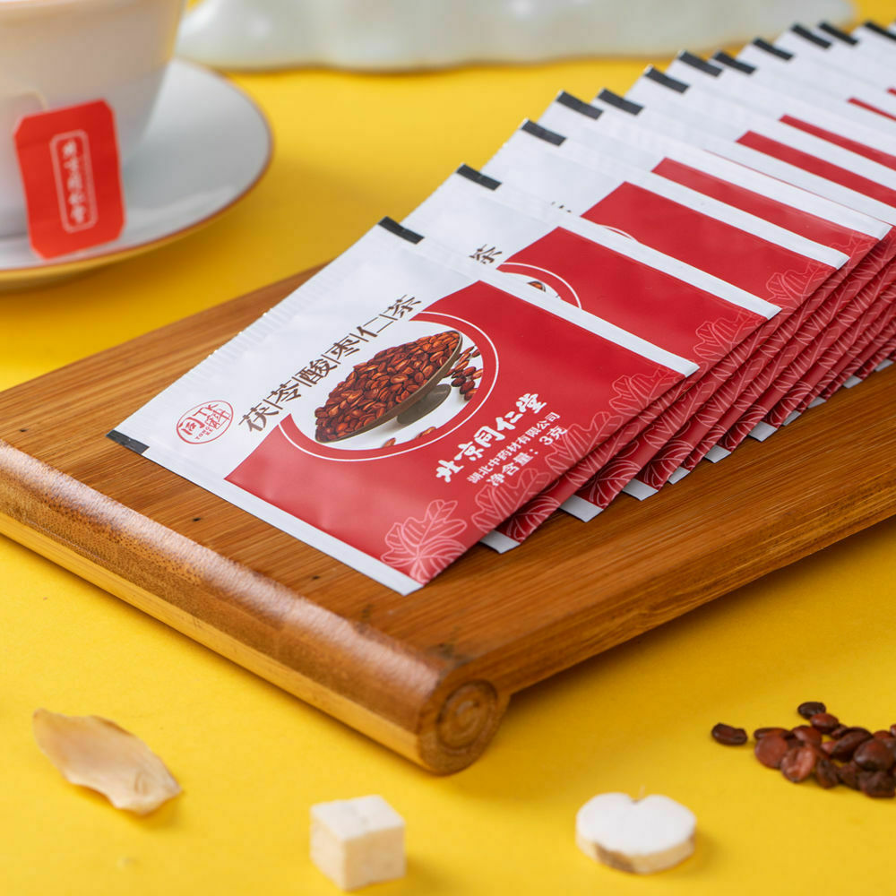 Beijing Tongrentang Fuling Suanzaoren Cha北京同仁堂茯苓酸枣仁茶