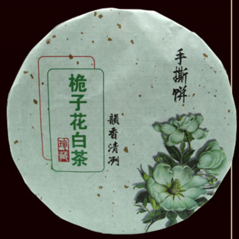 Top-Grade Shoumei Old White Tea Gardenia Hand Tearing White Tea Cake 150g Main image
