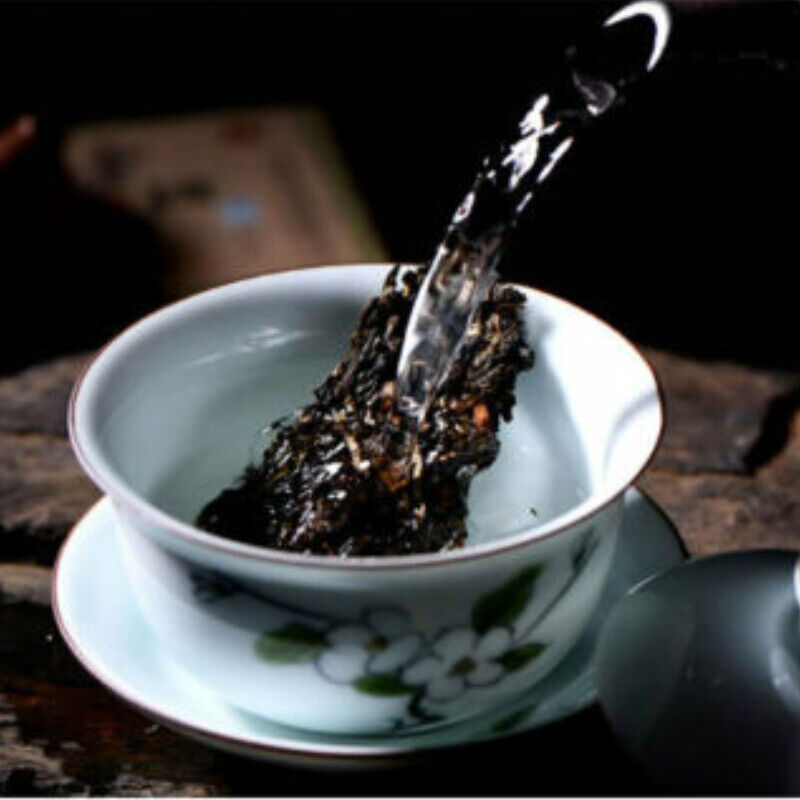 Puwen Cha Puer Tea "Yunya" Peafowl's Hometown Qizi Bing Puerh Tea Cake 400g