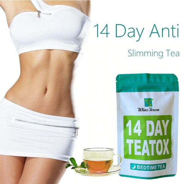 14 天天然排毒茶清肠减肥茶燃脂平肚子茶袋装14 DAY TEATOX Tian Ran Pai Du Cha Qing Chang Jian Fei Cha